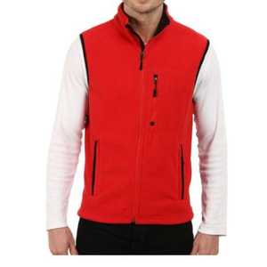 Vestes en polaire pour hommes en coton polyester teinté dans la couleur unie, vêtements d'extérieur confortables et chauds pour l'automne et l'hiver - Product Image 1