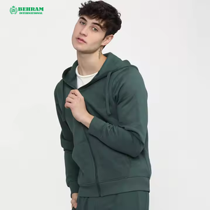 Sweat-shirts à capuche zippés personnalisés pour femmes et unisexe, grandes tailles, coupe classique, décontractés, manches longues, 100% coton molletonné/éponge française - Product Image 3