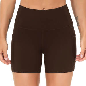 Leggings y Shorts Deportivos de Yoga para Mujer, con Logotipo Personalizado, Sin Costuras, Cintura Elástica, Transpirables, Cómodos, para Correr, Ropa Deportiva Informal - Product Image 1