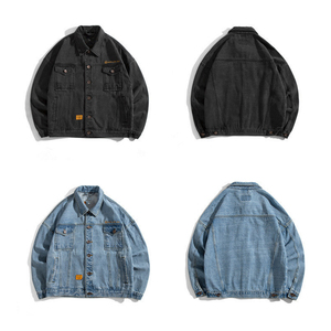 Chaqueta de mezclilla para hombre de diseño personalizado de alta calidad chaqueta de moda Streetwear para invierno con servicio OEM chaquetas de precio al por mayor - Product Image 4