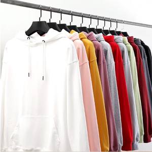 High Quality <b>Factory</b> Custom logo Design Cotton Drop Shoulder Pullover Street Hoodies Men Heavyweight Oversize Plain Hoodies - Product Image 1