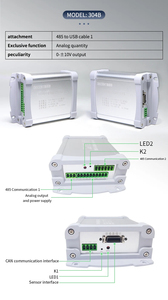 Transmisor de pesaje <span class=keywords><strong>digital</strong></span> Amp de celda de carga con convertidor de sensor de corriente de voltaje de alta precisión de salida - Product Image 5