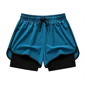 Shorts de sport d'été pour hommes grandes tailles en molleton doux imprimé en coton – Vente en gros - Product Image 1