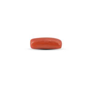 พลอยสังเคราะห์สีขาวคุณภาพสูง 5.75 กะรัต 8 มม. ขัดเงา ปะการังสีแดง - Product Image 3