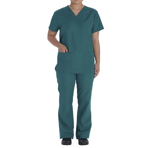 Conjunto de Uniforme Médico de Alta Calidad para Uso en Salas de Emergencia, Camisa y Pantalón de Algodón Fino de Fácil Cuidado, Traje Quirúrgico Dental para Laboratorio - Product Image 2