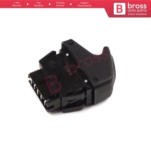สวิตช์ควบคุมหน้าต่าง BDP853 แบบ 6 ขา สำหรับ 7700838101 (อะไหล่รถยนต์ BROSS) - Product Image 5
