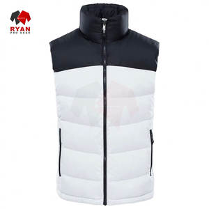 Gilet matelassé pour homme, couleur personnalisée, taille, logo, OEM ODM, sans manches, gilet d'hiver chaud et confortable, fabricant en gros - Product Image 1