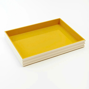 Bandeja de laca hecha a mano de alta calidad Diseño rectangular Regalo o decoración Hecho en Vietnam - Product Image 3