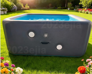 <span class=keywords><strong>Piscina</strong></span> Inflable <span class=keywords><strong>Rectangular</strong></span> Grande para Familias - <span class=keywords><strong>Piscina</strong></span> Inflable de PVC Grueso para Exteriores, Patio Trasero, para Niños y Adultos - Product Image 4