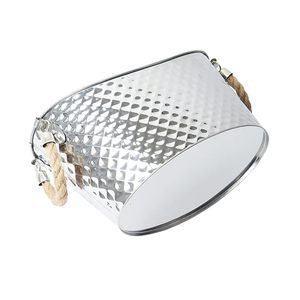 OEM Wholesale Luxury Stainless Steel Beverage Tub Rope Handles Reusable Bar Accessories Party <b>Drink</b> <b>Cooler</b> <b>Outdoor</b> Weddings Bars - Product Image 1