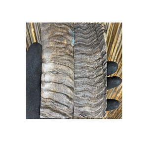 จานสำหรับตกแต่งโต๊ะจานแกะทำมือพร้อมแผ่นเขาแกะธรรมชาติ - Product Image 4