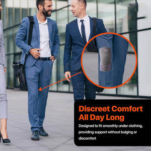 Manchon de compression pour le genou, lot de 2, genouillère pour hommes et femmes, soulagement de la douleur, soutien du genou pour la course à pied et le ménisque - Product Image 4