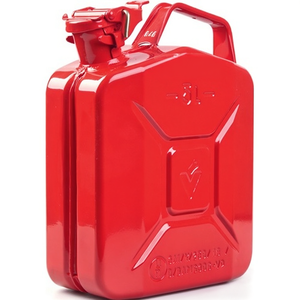 Bidon à carburant en acier VALPRO 5L Rouge Feu RAL 3000, épaisseur 0,9 mm, dimensions 230x120x310 mm pour le camping et la randonnée - Product Image 3