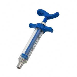 Fabrication en gros Seringue orale vétérinaire de haute qualité Drencher oral Seringue de vaccination en plastique en nylon avec canule - Product Image 1