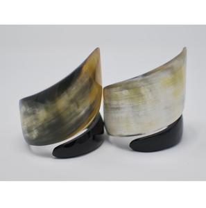 Handmade <b>Buffalo</b> <b>Horn</b> Bangle Lightweight Natural Tribal Jewelry - Product Image 5