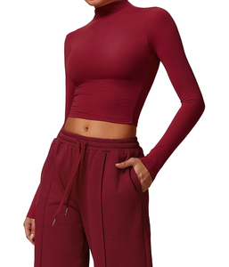 Nuevo Conjunto Deportivo de 4 Piezas para Mujer, Camiseta de Manga Larga, Pantalones Deportivos, Sudadera, Chaleco de Yoga, Sujetador Deportivo - Product Image 5