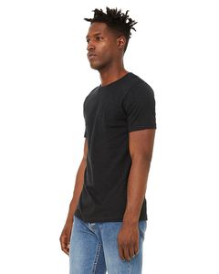 Bella Canvas, Camiseta de cuello redondo para hombre, camiseta Bella + Canvas para hombre, camiseta Heather CVC, camisetas Unisex Heavyweight Crew - Product Image 3
