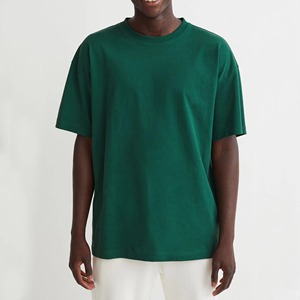 Latest Design High Quality Custom Luxury Plus Size Men's T-shirt Heavyweight 100% Cotton Boxy Drop Shoulder Oversized <b>Tshirt</b> - Product Image 5