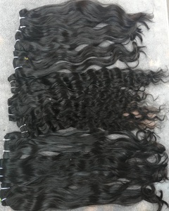 Extensiones de Cabello Indio Remy Virgen de Lujo, Mechones Dobles Cosidos a Máquina, Naturales, Lisos y Ondulados, Marca VGP, Venta al Por Mayor de Fábrica - Product Image 4