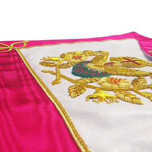 Lambskin Masonic Rose Croix ผ้ากันเปื้อน18th องศาใหม่ masons regalia - Product Image 3