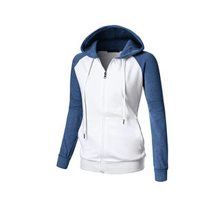 Sudadera con capucha unisex con logotipo personalizado 100% algodón ropa deportiva Top para damas pieza de capucha de color personalizado para damas - Product Image 1