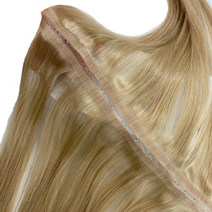 Fea ther Weft virgen alineado cutícula natural recto vietnamita Premium lujo cabello humano - Product Image 3