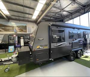 Mini-caravane de haute qualité avec toit rigide. - Product Image 3