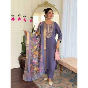 <b>PRESENTING</b> NEW TOP BOTTAM AND DUPATTA FOR THE FORMAL WEAR OF COLLAGE AND OFFICE - Product Image 1