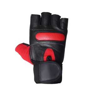 Guantes de entrenamiento de neopreno de cuero transpirable personalizados logotipo personalizado levantamiento de pesas entrenamiento gimnasio Fitness deportes Unisex - Product Image 5