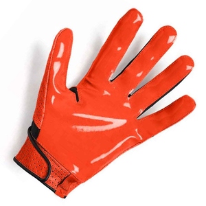 Gants de football américain à forte adhérence avec paume antidérapante et ajustement confortable en spandex - Product Image 3