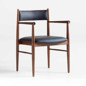 Silla de fresno de cena moderna italiana, silla con respaldo cruzado de madera maciza para sala de estar, cocina y restaurante, Japón - Product Image 1