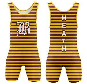 Venta al por mayor traje de Lucha Libre Profesional sublimado completo camiseta de lucha libre personalizada - Product Image 1