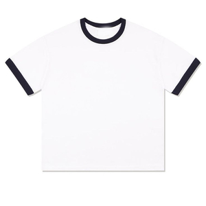 Camisetas Deportivas Extra Grandes para Hombre, Ligeras, de Secado Rápido, Manga Corta, Cuello Redondo, Corte Holgado, Estilo Ringer - Product Image 2