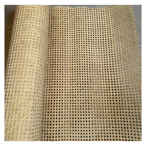 Gran oferta Webiing de caña de ratán PE de plástico Natural, rollo de tela de cincha de tejido de plástico, caña de cincha hexagonal semiblanqueada - Product Image 1