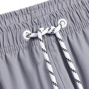 Pantalones cortos de playa informales sólidos de alta calidad para hombre-Secado rápido e impermeable Etiqueta personalizada Directo de fábrica al por mayor - Product Image 4