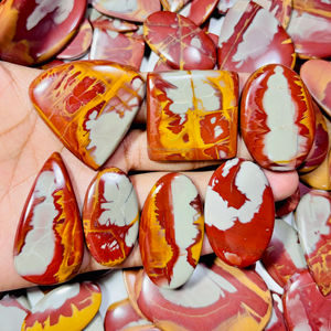 Cabochon en vrac de jaspe Noreena naturel de qualité AAA belle pierre de guérison lisse faite à la main mélange tailles et formes pour bijoux - Product Image 1