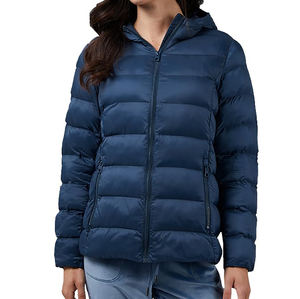 Chaqueta acolchada de alto rendimiento para mujer, precio barato al por mayor, servicio OEM, chaqueta acolchada transpirable de diseño personalizado para mujer - Product Image 3