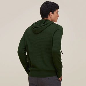 เสื้อสเวตเตอร์แบบสวมหัวสำหรับผู้ชายเสื้อสเวตเตอร์แบบสวมหัวผ้าคอตตอนฟลีซ100% สีพื้นพิมพ์ลายสำหรับฤดูหนาวงานตามสั่งขนาด XS - Product Image 3