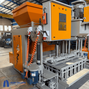 Vibrateur électrique ATG12-35 Construction automatique Machine de production de blocs de béton Composants de base de roulement de moteur interne - Product Image 1