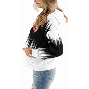 Nouveauté 2025 Vêtements pour femmes Sweat-shirt oversize imprimé ou uni Logo personnalisé Sweat-shirts pour femmes en vente en ligne à bas prix - Product Image 3