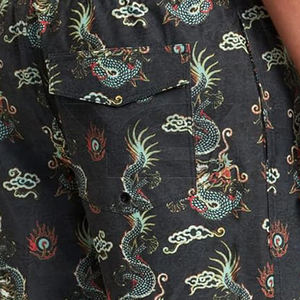 Pantalones cortos deportivos informales de diseño personalizado ODM para hombre, pantalones cortos de tabla sublimados de secado rápido con cintura media de talla grande para entrenamiento - Product Image 5