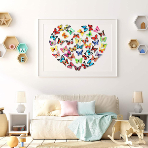 Linhua - Adhesivo Decorativo de Pared Personalizado Colorido, <span class=keywords><strong>Papillon</strong></span> Lumineux, Mariposas Decorativas LED con Luz - Product Image 2