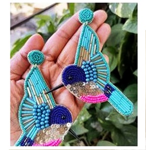 Pendientes y Joyería con Cuentas, Pendientes Personalizados con Múltiples Cuentas para Mujer, Joyería Festiva para Fiestas al Mejor Precio - Product Image 5