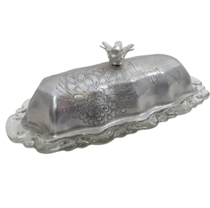 ภาชนะใส่อาหารจานเนยและชีสจานเนยสแตนเลสสำหรับใส่บนโต๊ะและห้องครัว - Product Image 5