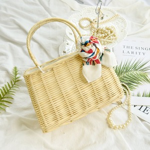 Bolsos de ratán ecológicos con asas resistentes, buena oferta en venta, varios estilos de bolsos y carteras. - Product Image 5