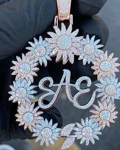 Pendentif animal de luxe pour homme plaqué or jaune 18 carats, diamant Moissanite véritable 3,50 carats, breloque religieuse de mariage, style Hip-hop, cadeau GRA - Product Image 3