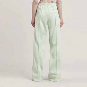 Pantalon de survêtement évasé en toile à taille élastique, style classique, coupe ajustée, nouvelle couleur, tailles plus grandes, pour femmes, vêtements d'hiver, séchage rapide, vente en gros 2026, OEM - Product Image 4