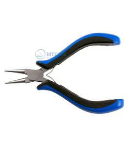 Alicates de Punta personalizados con Mango ergonómico de 5 pulgadas de acero al carbono duradero, herramientas para hacer joyas, abalorios, manualidades DIY, logotipo OEM al por mayor - Product Image 1