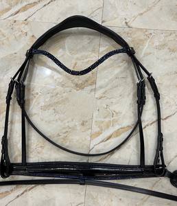 Anatomic Luxury <b>Horse</b> Bridle Western Saddle Style Genuine Leather Fancy Halters <b>Brass</b> Buckles Popular Trendy Design Horsekraft - Product Image 3