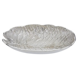 Cuenco de lujo para servir comida en el hogar y el hotel Metal de aluminio personalizable en color plateado Técnica pulida para uso en restaurantes - Product Image 2